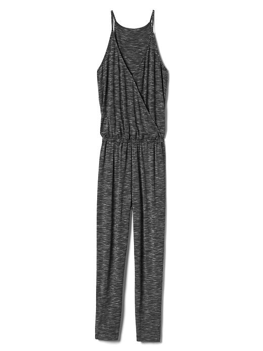 Image number 5 showing, Space dye wrap jumpsuit