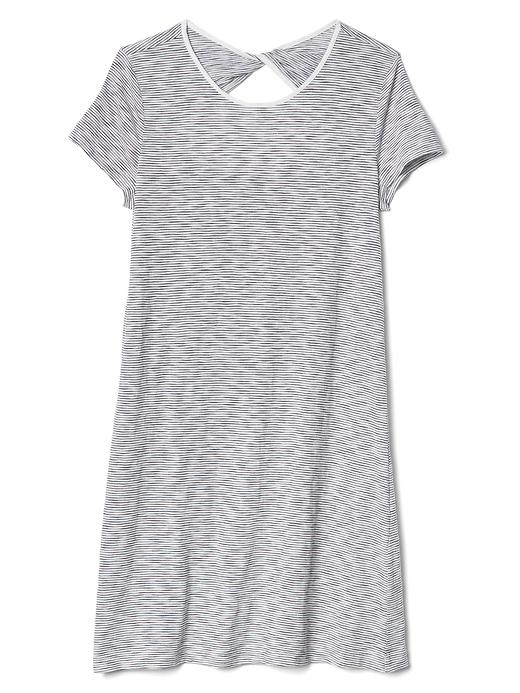 Image number 6 showing, Stripe twist-back t-shirt dress