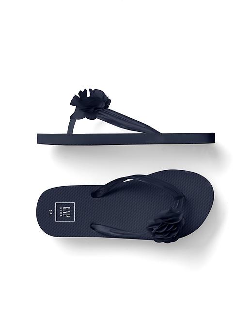 View large product image 1 of 1. Flower flip flops