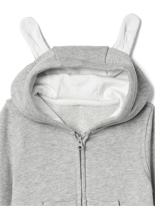 Image number 3 showing, Bunny zip hoodie