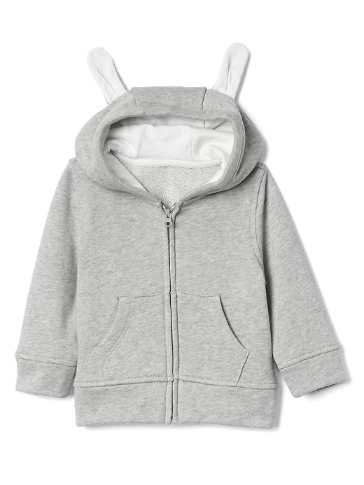 Image number 1 showing, Bunny zip hoodie