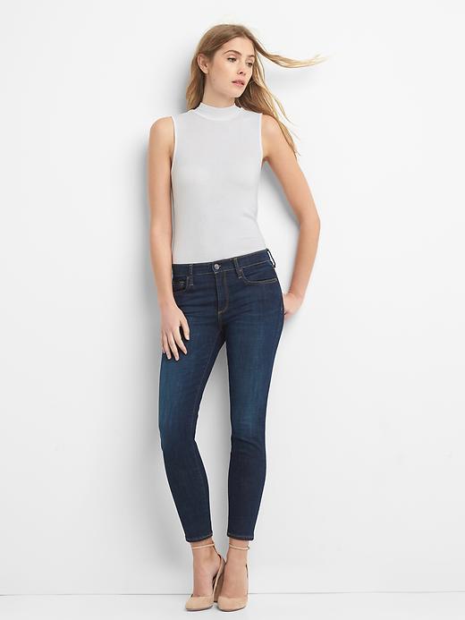 Image number 3 showing, Mid rise true skinny ankle jeans