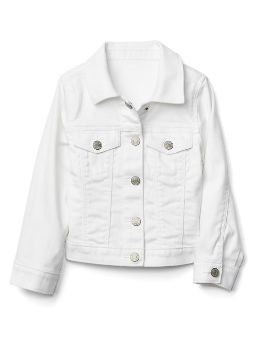 Image number 1 showing, Stretch stain resistant denim jacket