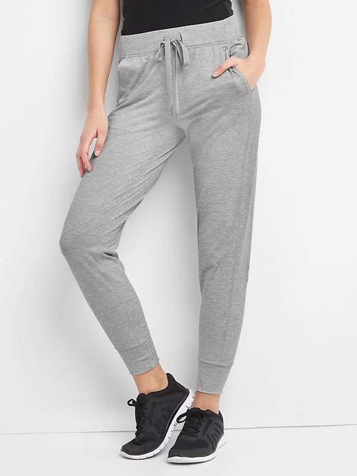 Image number 8 showing, Soft brushed tech jersey joggers