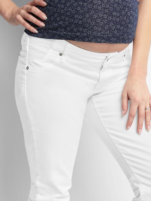 Image number 5 showing, Maternity inset panel best girlfriend jeans