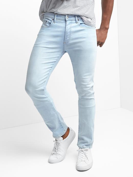 Image number 1 showing, Lightweight skinny fit jeans (stretch)