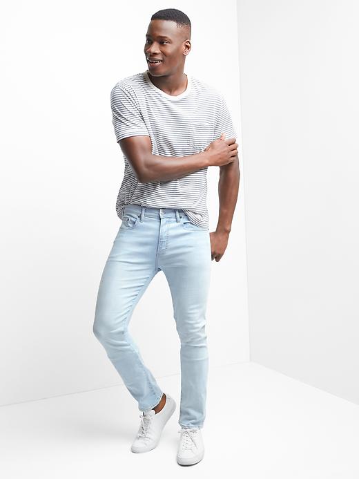 Image number 3 showing, Lightweight skinny fit jeans (stretch)