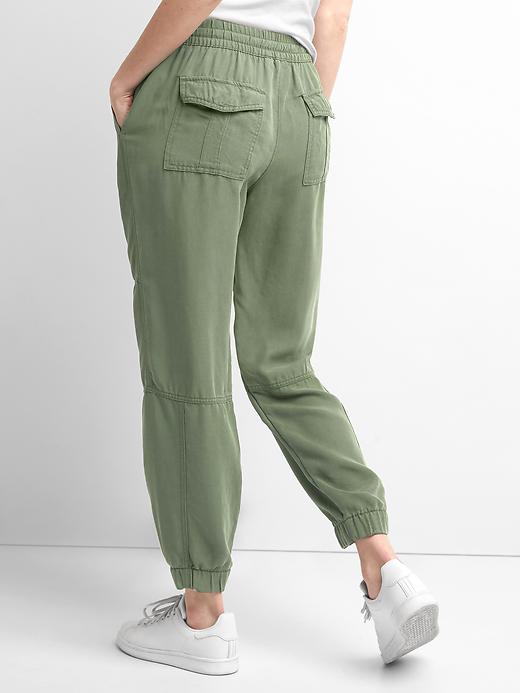 Image number 2 showing, TENCEL&#153 seamed joggers