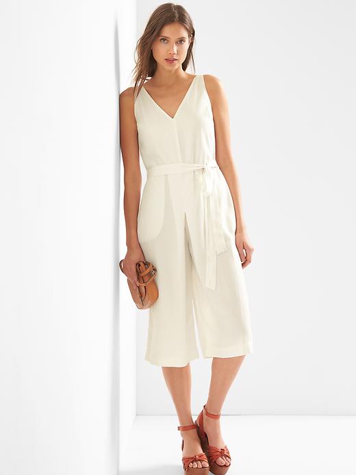 Image number 6 showing, Sleeveless TENCEL&#153 culotte jumpsuit