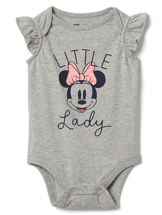 Image number 1 showing, babyGap &#124 Disney Baby Minnie Mouse flutter bodysuit