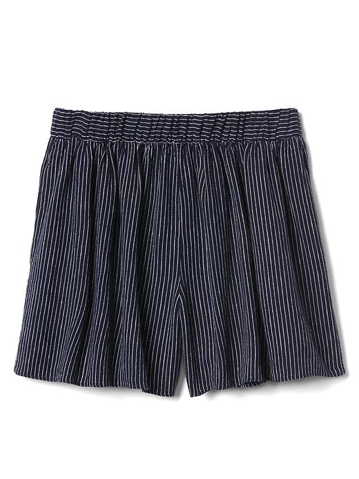 Image number 6 showing, Stripe linen drapey shorts