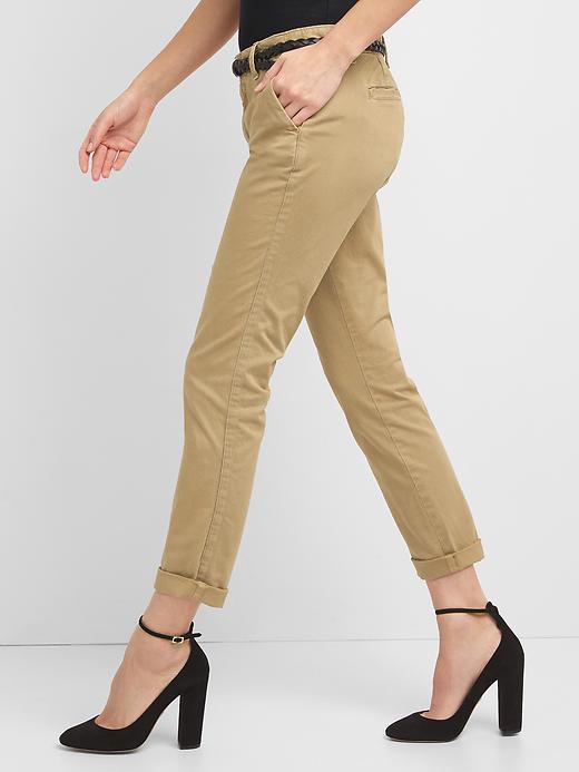 Image number 6 showing, Girlfriend Twill Stripe Chinos