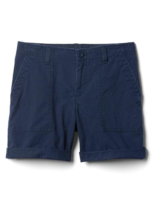 Image number 6 showing, Girlfriend rolled utility shorts