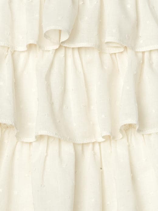 Image number 3 showing, Tiered ruffle bow dress