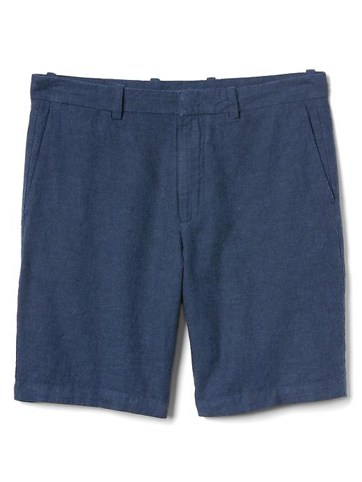 Image number 6 showing, Classic linen-cotton shorts (10")