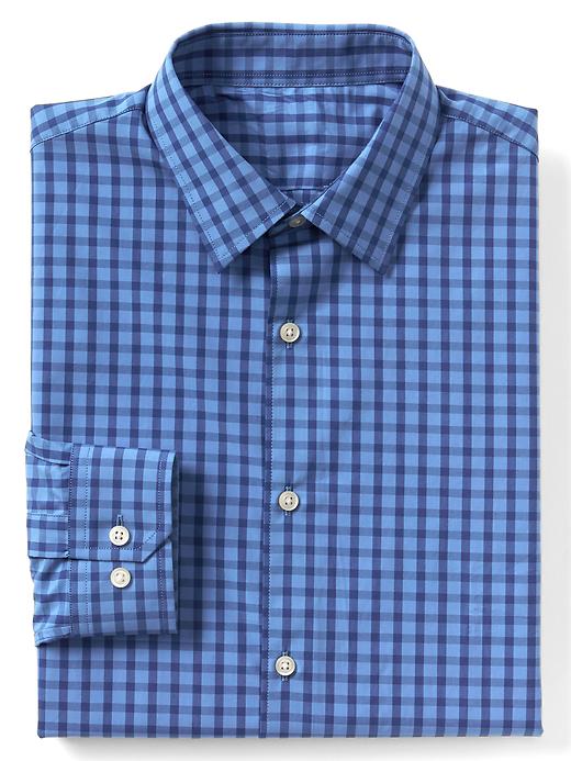 Image number 1 showing, Supima cotton gingham standard fit shirt