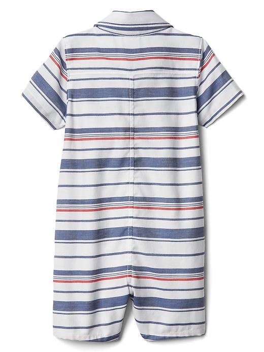 Image number 2 showing, Stripe shorty one-piece