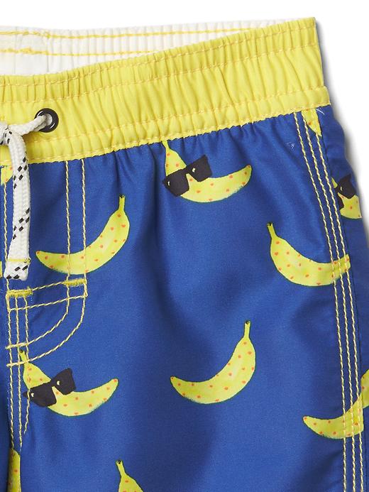Image number 2 showing, Banana swim trunks