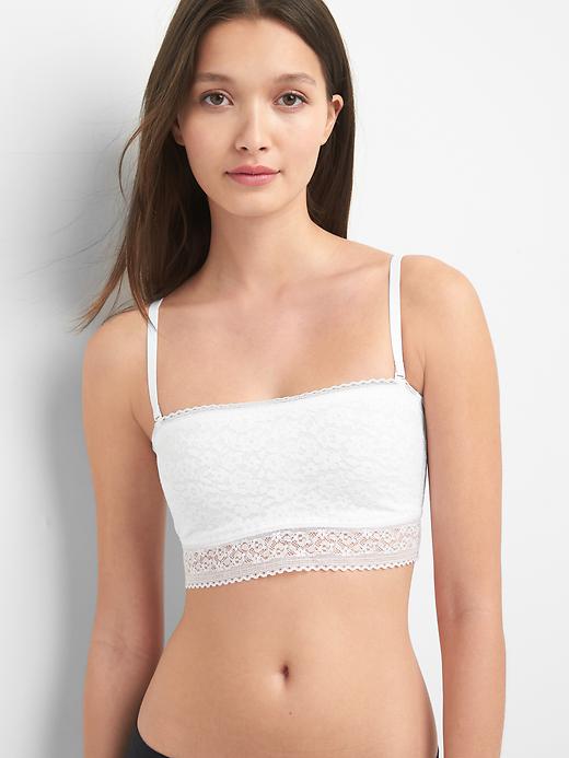 View large product image 1 of 1. Supersoft lace bandeau
