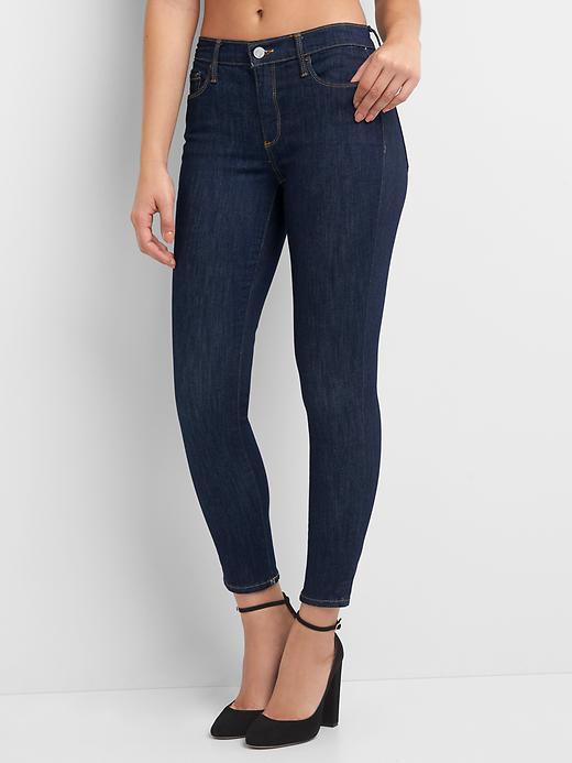 Image number 7 showing, Mid Rise True Skinny Jeans in Sculpt