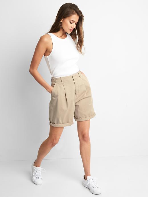 Image number 3 showing, The archive re-issue pleated fit shorts