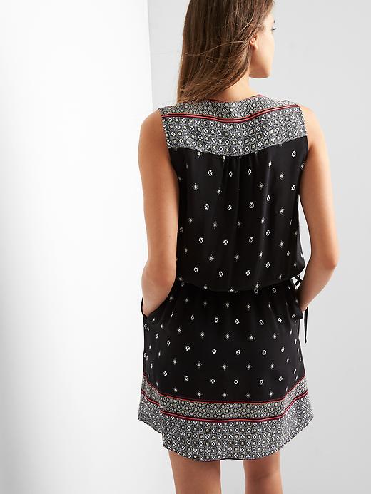 Image number 2 showing, Mix-print tassel dress