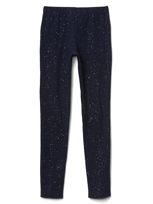 Image number 4 showing, Kids Sparkle Leggings in Stretch Jersey