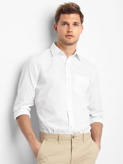 Image number 6 showing, Wrinkle-resistant standard fit shirt