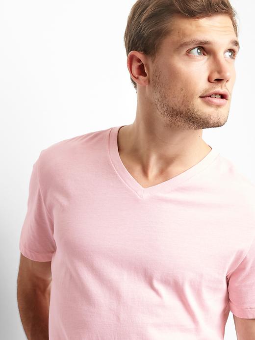 Image number 5 showing, Essential Short Sleeve V-Neck T-Shirt