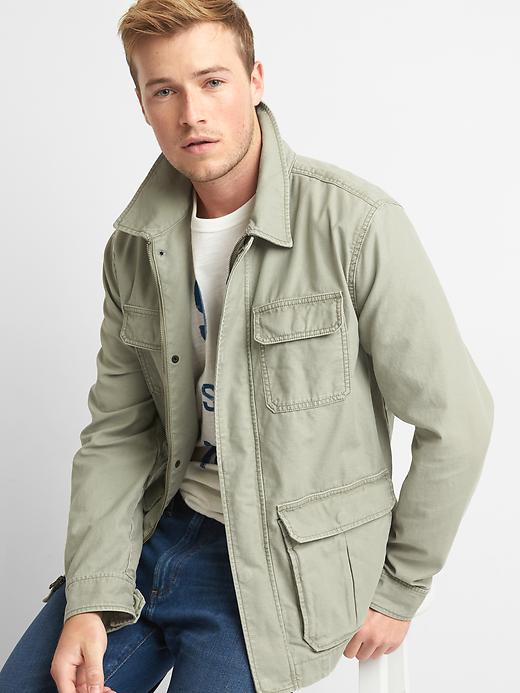 View large product image 1 of 1. Cotton fatigue jacket