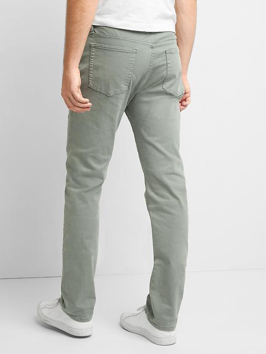 Image number 2 showing, Broken twill slim fit jeans