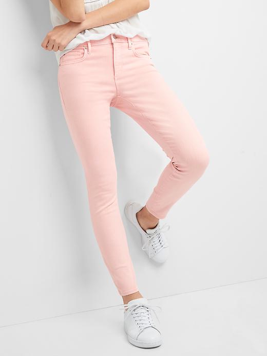 Image number 8 showing, Mid rise true skinny ankle color jeans