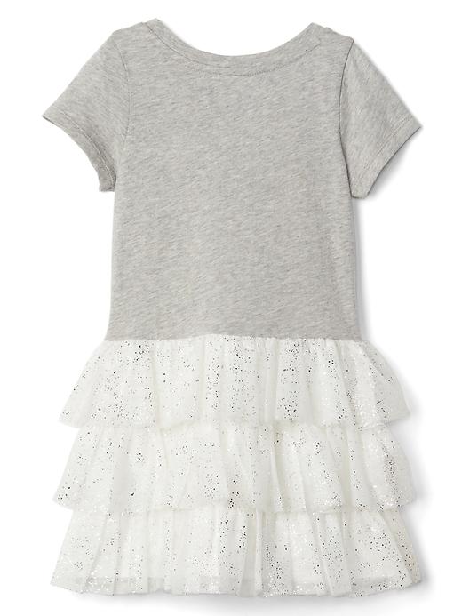 Image number 2 showing, Short sleeve tiered dress