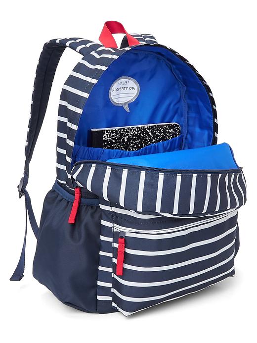 Image number 2 showing, Stripe senior backpack