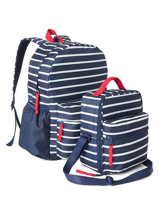 Image number 4 showing, Stripe senior backpack