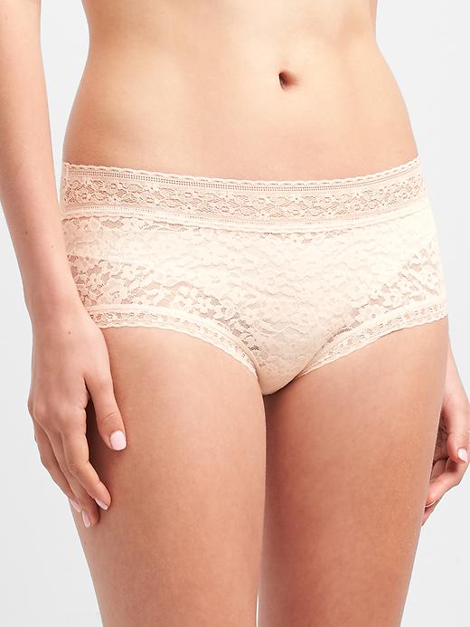 Image number 2 showing, Supersoft lace shorty