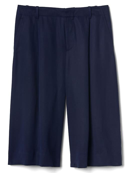 Image number 6 showing, TENCEL&#153 pleated crop culottes