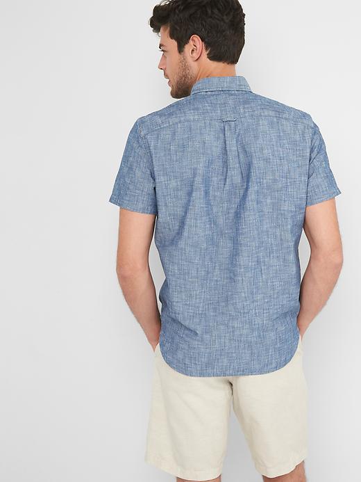 Image number 2 showing, Chambray popover shirt