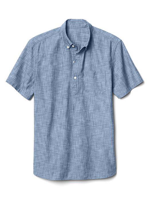 Image number 6 showing, Chambray popover shirt