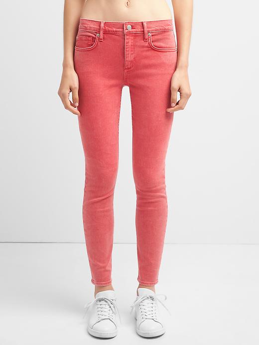 Image number 7 showing, Mid rise true skinny ankle color jeans