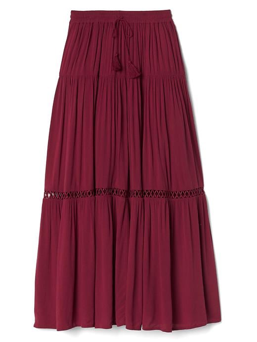 Image number 6 showing, Tiered maxi skirt