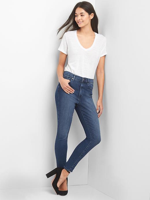 Image number 3 showing, Super high rise true skinny jeans
