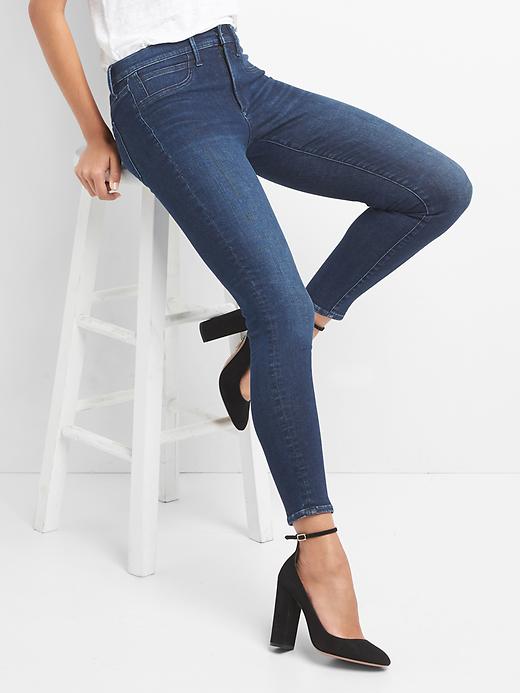 Image number 1 showing, Mid rise seriously soft ankle jeggings
