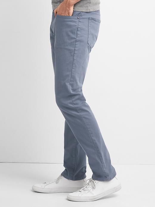 Image number 5 showing, Broken twill slim fit jeans