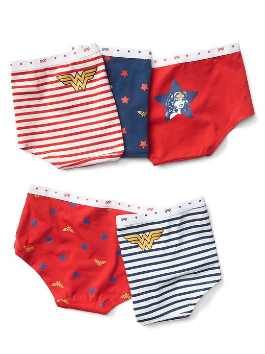 View large product image 1 of 1. GapKids &#124 Wonder Woman&#153 girl shorts (5-pack)