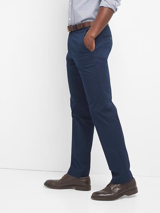 Image number 5 showing, Lightweight Khakis in Straight Fit with GapFlex