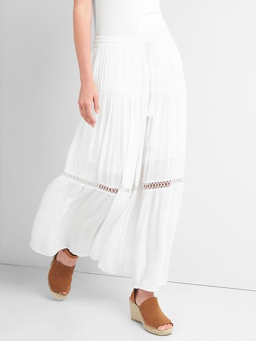 Image number 7 showing, Tiered maxi skirt