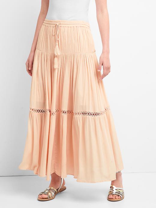 Image number 9 showing, Tiered maxi skirt