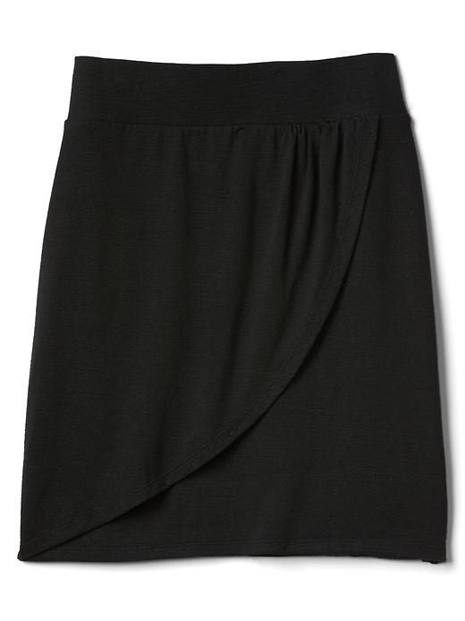 Image number 6 showing, Softspun drapey mini skirt