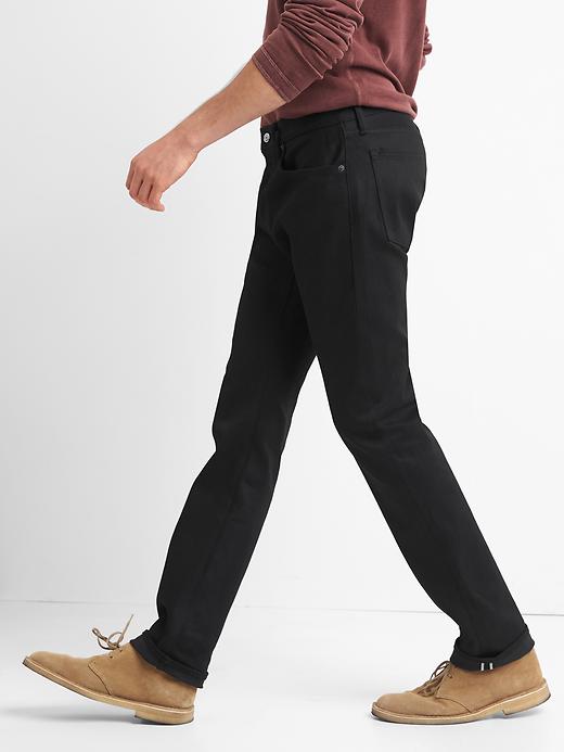Image number 5 showing, Selvedge Slim Jeans with GapFlex